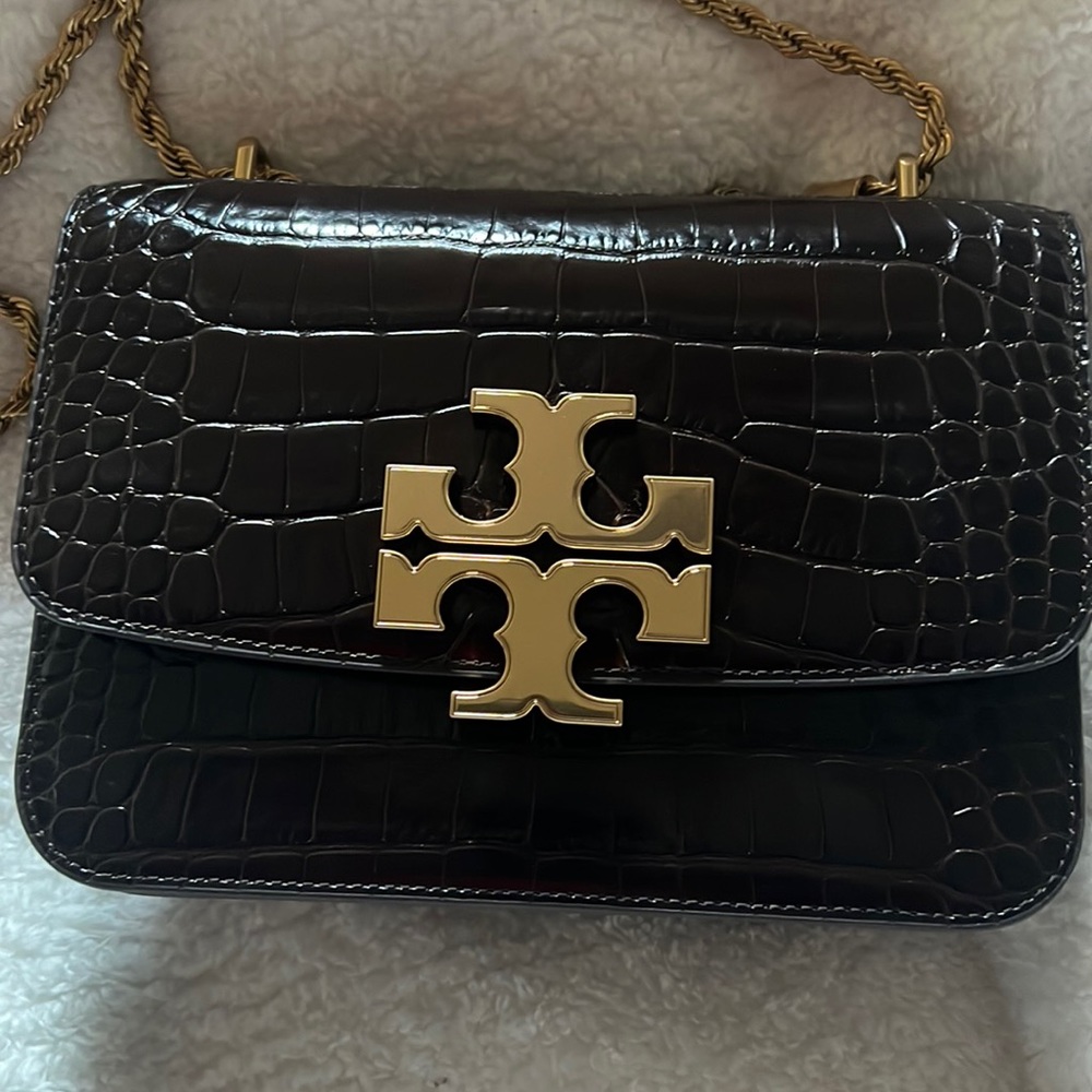 Eleanor Embossed Convertible Shoulder Bag